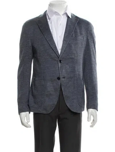 Pre-owned Luciano Barbera Wool Blazer In Blue