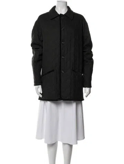 Pre-owned Luciano Barbera Wool Coat In Grey