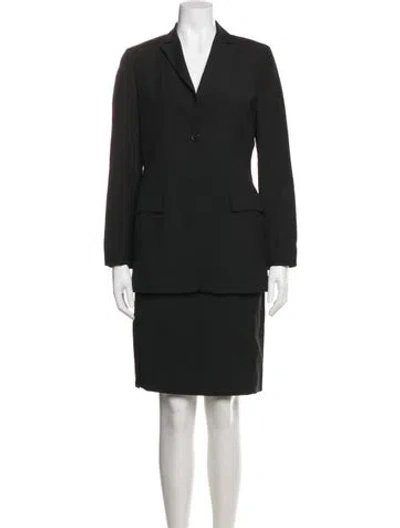 Pre-owned Luciano Barbera Wool Pantsuit In Black