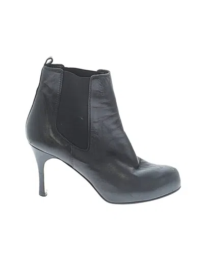 Pre-owned Luciano Padovan Ankle Boots In Black