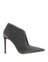 Luciano Padovan Woman Ankle Boots Black Size 8 Textile Fibers