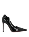 Luciano Padovan Woman Pumps Black Size 8 Leather