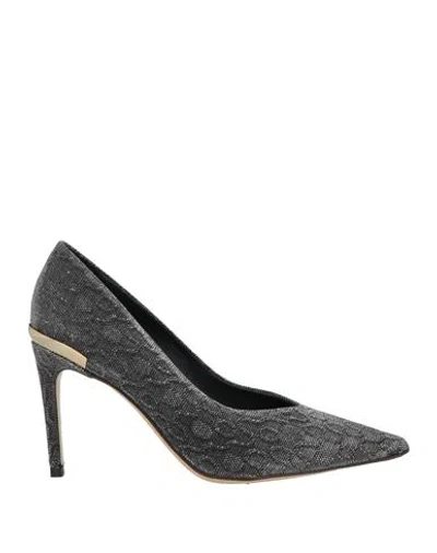 Luciano Padovan Woman Pumps Black Size 8 Textile Fibers
