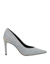 Luciano Padovan Woman Pumps Silver Size 8 Textile Fibers