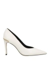 Luciano Padovan Woman Pumps White Size 8 Leather