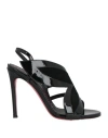 Luciano Padovan Woman Sandals Black Size 8 Leather