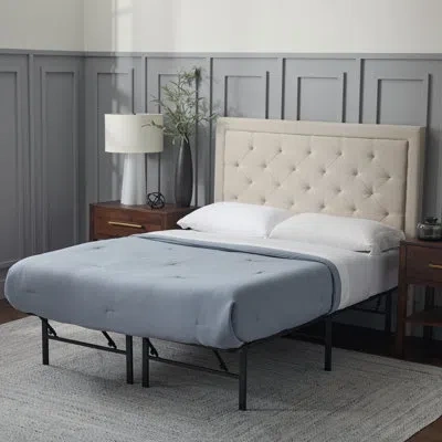 Lucid 14″ Platform Bed Frame – Heavy-duty Steel, No Box Spring Needed In Black