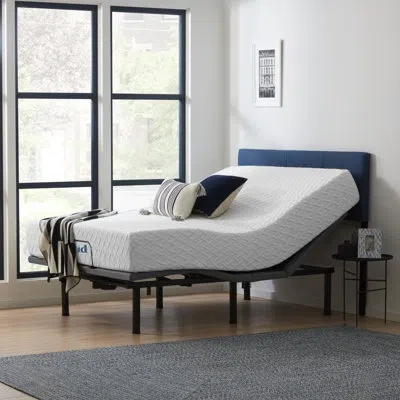 Lucid Comfort 10'' Plush Memory Foam Mattress And Adjustable Base