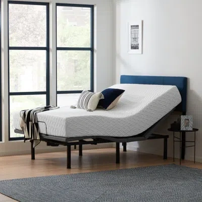 Lucid Comfort Adjustable Bed With 10" Memory Foam Mattress