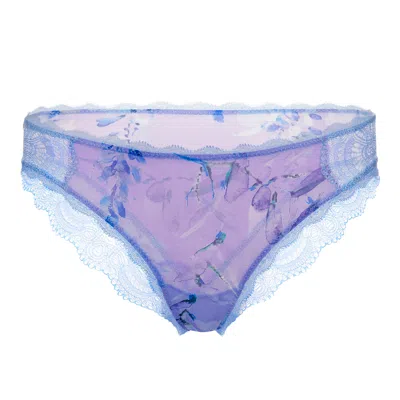 Luciela Women's Pink / Purple / Blue Purple Wisteria Brief
