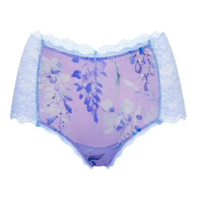Luciela Women's Pink / Purple / Blue Purple Wisteria Short