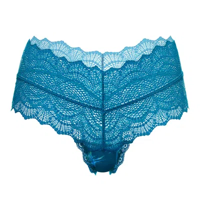 Luciela Women's Green Teal Thistle Short