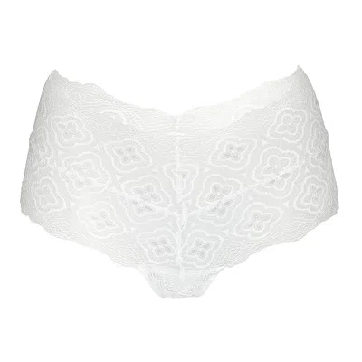 Luciela Women's White Lace Short