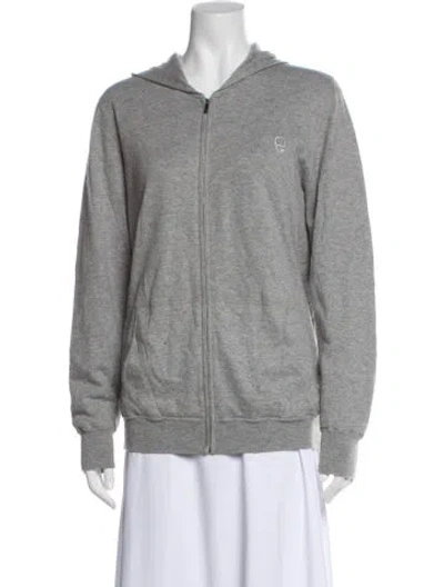 Pre-owned Lucien Pellat-finet Bomber Jacket In Gray