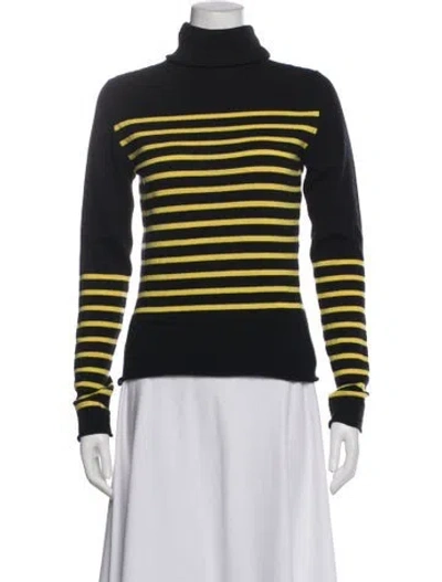 Pre-owned Lucien Pellat-finet Cashmere Striped Sweater In Multi
