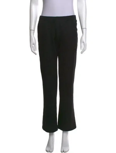 Pre-owned Lucien Pellat-finet Flared Pants In Black