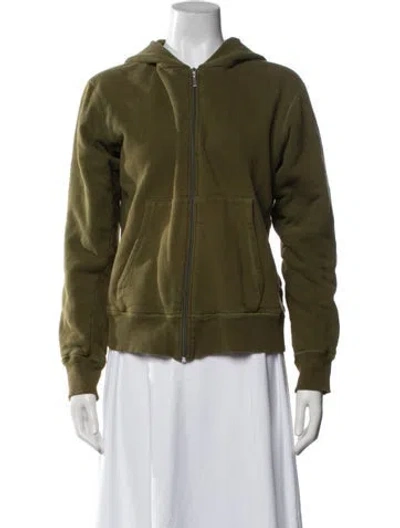 Pre-owned Lucien Pellat-finet Open Front Sweater In Green