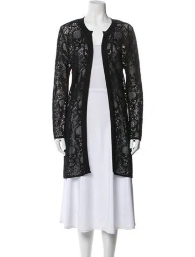 Pre-owned Lucien Pellat-finet Patterned Jacket In Black