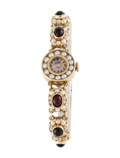 Pre-owned Lucien Piccard Vintage Watch, 17mm In Multi