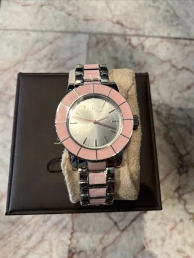 Pre-owned Lucien Piccard Womens Watch Pink