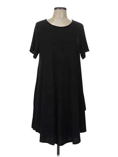 Pre-owned Lucky & Blessed Casual Dress In Black