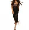 Lucky & Blessed Senora Lace Skirt In Black & Bold In Black