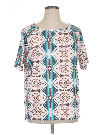 Pre-owned Lucky & Blessed Short Sleeve T-shirt In Blue