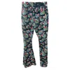 Lucky & Blessed Women's Cactus Print High Rise Flare Jeans In Multi