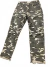 Lucky & Blessed Women's Camo Boot Cut Jeans In Green In Green