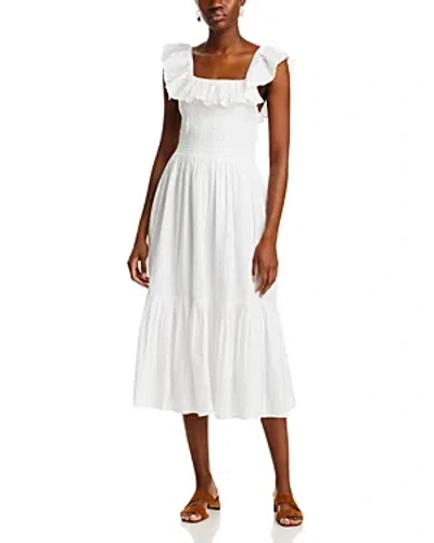 Lucky & Coco Midi Dress In White
