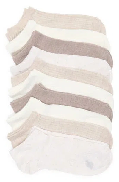 Lucky Brand 10-pack Assorted Speckle No Show Socks