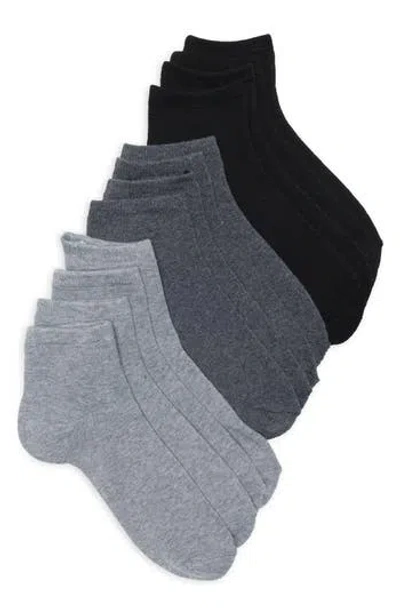 Lucky Brand 10-pack Cushioned Quarter Socks In Multi