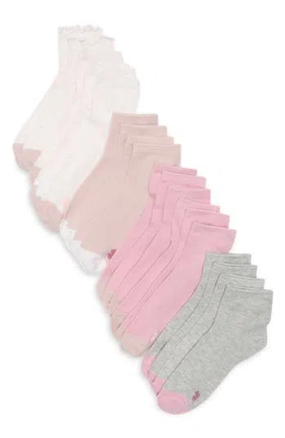 Lucky Brand 10-pack Quarter Socks In Multi