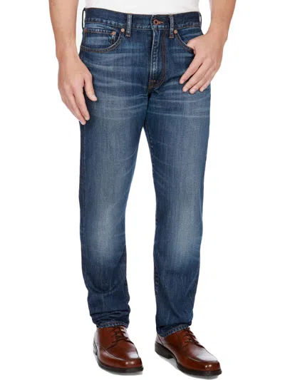 Lucky Brand 121 Mens Tencel Medium Wash Straight Leg Jeans In Multi