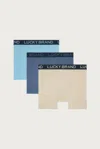 Lucky Brand 3 Pack Cotton Viscose Boxer Briefs