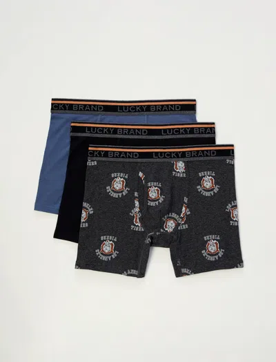 Lucky Brand 3 Pack Stretch Boxer Briefs In Multi