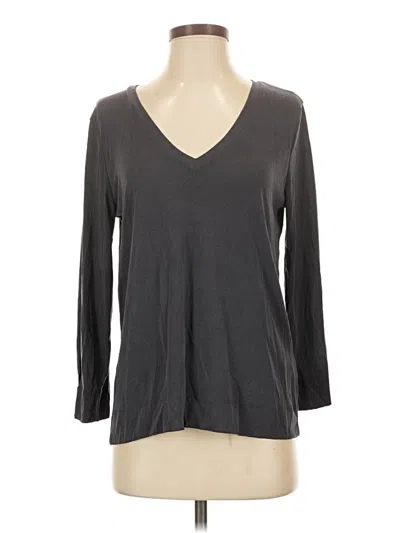 Lucky Brand 3/4 Sleeve T-shirt In Gray