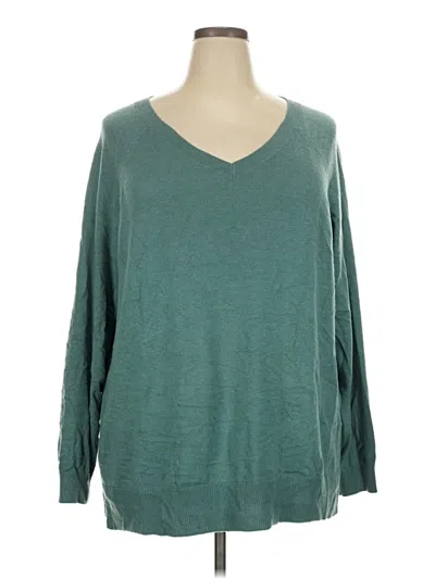 Pre-owned Lucky Brand 3/4 Sleeve T-shirt In Teal