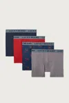 Lucky Brand 4 Pack Essential Soft Boxer Briefs