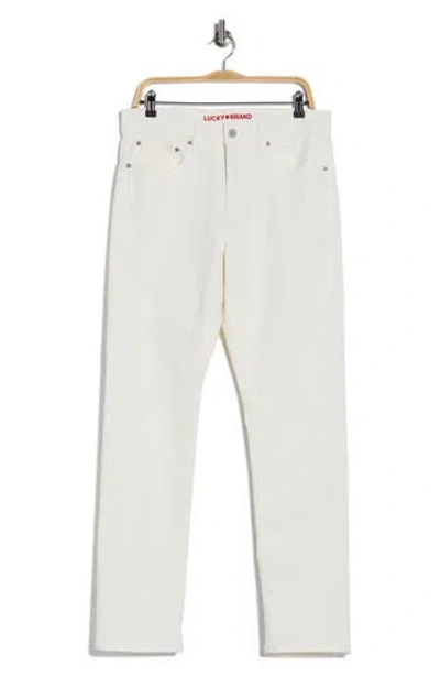 Lucky Brand 410 Athletic Straight Leg Jeans In White