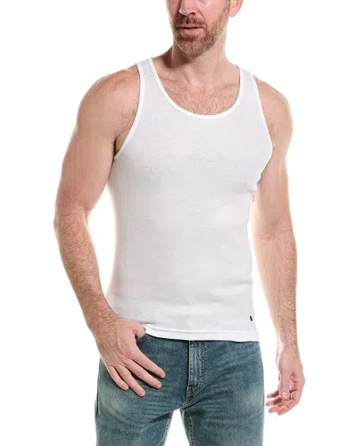 Lucky Brand 4pk Ribbed Tank In White