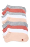 Lucky Brand 9-pack Assorted Speckle Rib No Show Socks In Multi