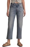 Lucky Brand Women's 90s Straight-leg Cropped Denim Jeans In Denim Daze Destruct Wash