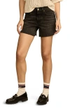Lucky Brand '90s Raw Hem High Waist Midi Denim Shorts In Cook Out Wash