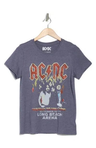 Lucky Brand Ac/dc Stud Graphic T-shirt In Greystone