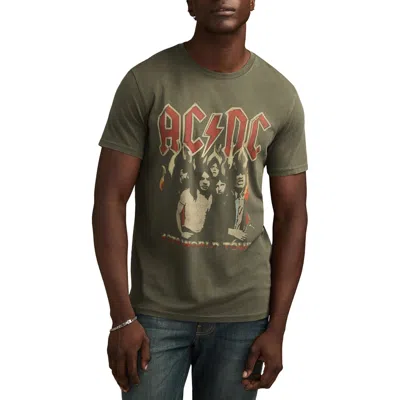 Lucky Brand Men's Acdc Tour Crewneck T-shirt In Green