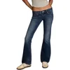 Lucky Brand Addison Ultra Low Rise Flare Jeans In Blue