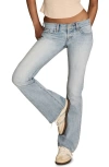 Lucky Brand Addison Ultra Low Rise Flare Jeans In Blue