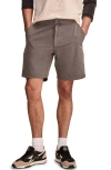 Lucky Brand Adventure Flat Front Stretch Shorts In Multi