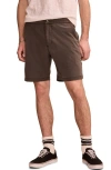 Lucky Brand Adventure Flat Front Stretch Shorts In Brown